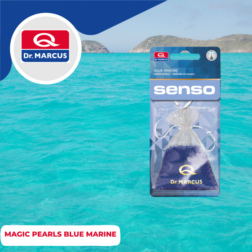 Túi Hạt Khử Mùi Ô Tô Senso Magic Pearls Blue Marine